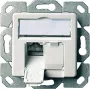 Telegärtner AMJ45 dátový pripojovací modul Cat5e 2xRJ45 tienený biely