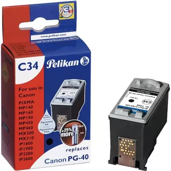 Pelikan repasovaná atramentová kazeta pre Canon PG-40 (čierna, High Yield)
