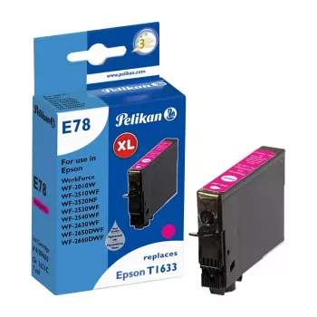 Pelikan kompatibilná atramentová kazeta pre Epson T1633 purpurová (3,1 ml) - balenie 1 ks