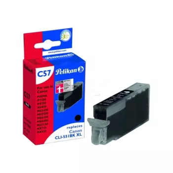 Pelikan atramentová kazeta pre Canon CLI-551BK XL čierna vysoká výťažnosť kompatibilná
