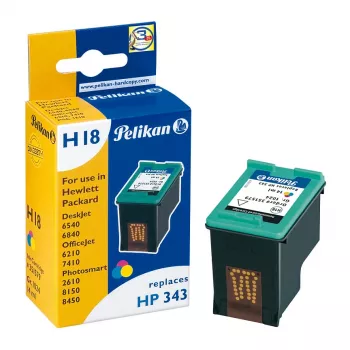 Pelikan atramentová kazeta pre HP C8766EE (HP 343) - trojfarebná, Standard Yield