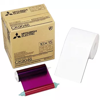 Mitsubishi Electric CK 9046 10 x 15 cm 600 výtlačkov súprava termotransferového papiera a pásky