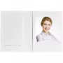 DAIBER 9154G portrétové fototašky s CD archívom, 10x15 cm, biele, balenie 100 ks