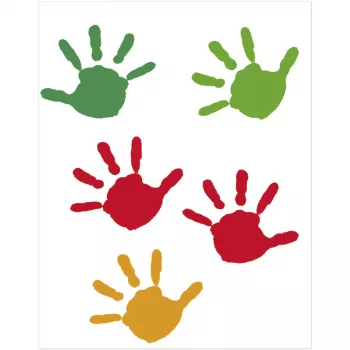 DAIBER Hands 13x18 portrétové fotoalbumy pre deti - balenie 25 ks