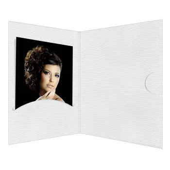 DAIBER Opti-Line portrétové obaly 10x15 cm biele (balenie 100 ks)