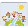 DAIBER Globe 13x18 detské portrétové obaly (balenie 10 ks) - modrá