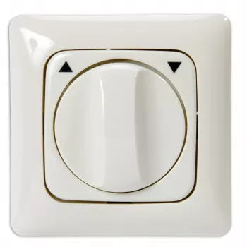 Kindermann otočné tlačidlo LW/DL - Alpine White