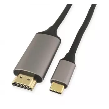 KINDERMANN USB-C na HDMI adaptérový kábel, 5 m, čierna (WLZ-4423 L=5m)