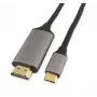 KINDERMANN USB-C na HDMI adaptérový kábel, 5 m, čierny (WLZ-4423 L=5m)