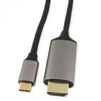 KINDERMANN USB-C na HDMI adaptérový kábel, 5 m, čierna (WLZ-4423 L=5m)