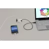 Kindermann CablePort table³ stolová pripojovacia skrinka na zabudovanie, strieborná