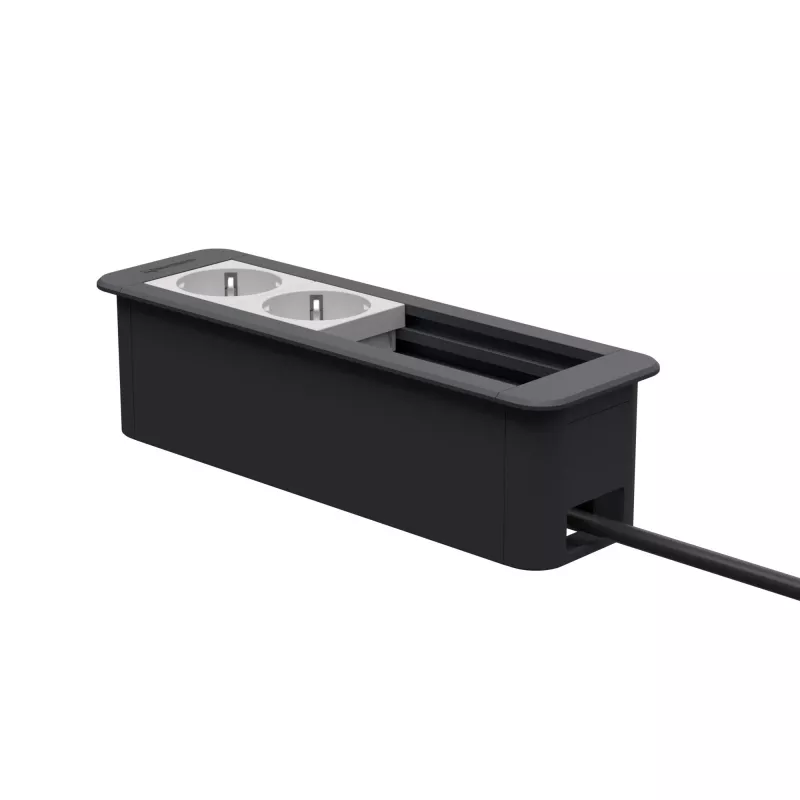 Kindermann CablePort Office Frame 4-násobný 2x zásuvka KIN 7551000202