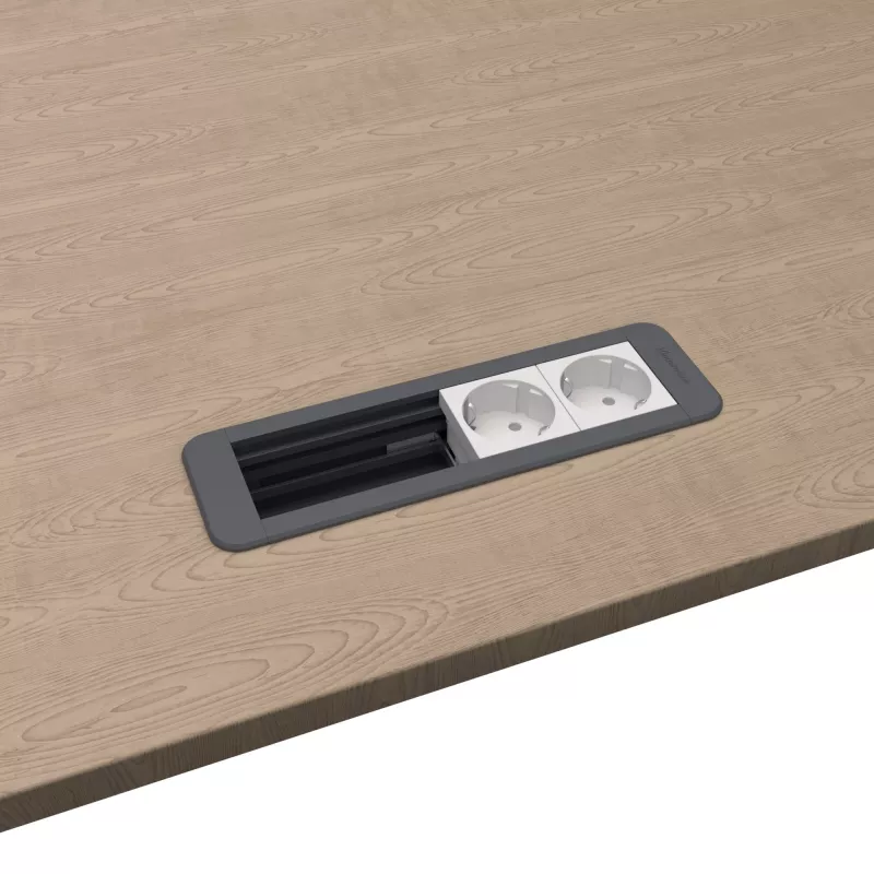 Kindermann CablePort Office Frame 4-násobný 2x zásuvka KIN 7551000202