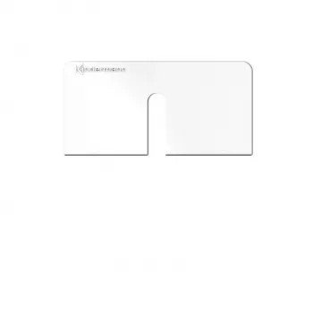 Kindermann Konnect Design Click rámik zásuvky Pure White RAL 9010 2-port Keystone