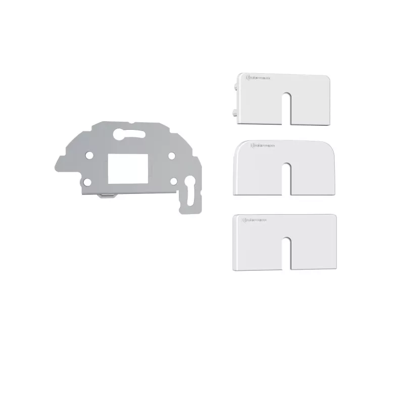 Kindermann Konnect Design Click rámik zásuvky Pure White RAL 9010 2-port Keystone