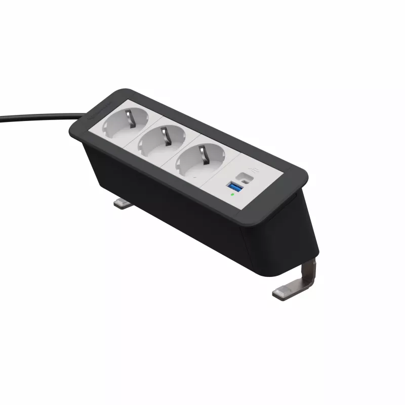 Kindermann CP Office desk 4-f 3x zásuvka 1x USB PD
