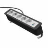 Kindermann CP Office Desk 6-násobný 5x Schuko 1x USB-C PD 60W predlžovací kábel so svorkou