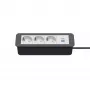 Kindermann CP Office Frame 4-násobný 3x Schuko 1x USB-C PD stolový prípojný modul