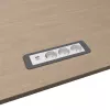 Kindermann CP Office Frame 4-násobný 3x Schuko 1x USB-C PD stolový prípojný modul