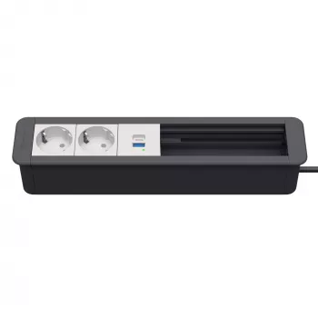Kindermann CP Office Frame 6-násobný 2x zásuvka 1x USB PD (7551000332)