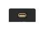 Kindermann pripojovacia doska USB 2.0 antracitová RAL 7024 polovičný rám s pigtail káblom 7457000522