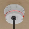 Kindermann CablePort Table White (STS-R90-2 biela) - stolový prípojný panel s 2x zásuvkami Schuko
