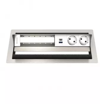 Kindermann CablePort Standard² VA 6-násobný 2x napájanie 1x USB
