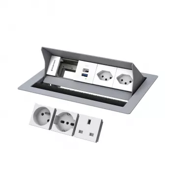 Kindermann CP Standard² 4-násobný 2x Schuko/USB INT 7492IN1172