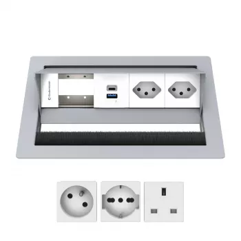 Kindermann CP Standard² 4-násobný 2x Schuko/USB INT 7492IN1172