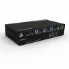 Kindermann KVM Switch 41C - 4-portový digitálny KVM switch s DVI-D, USB, audio, EDID emuláciou