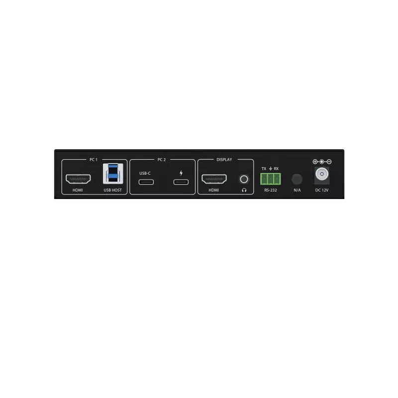 Kindermann KVM Switch 21C - 2-portový DVI-I KVM switch s audio a USB hubom