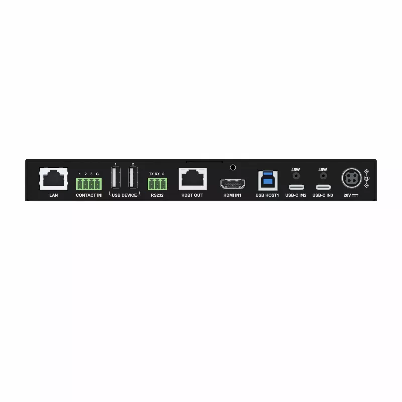 Kindermann MultiSwitch 31 HDBT 2.0 vysielač / prezentačný switch - 3x1 USB-C & HDMI cez HDBaseT - Telnet - RS-232 - 4K UHD