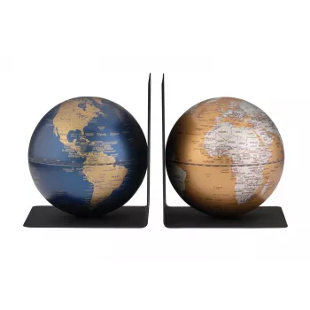 TROIKA sada glóbusov BOOKGLOBE (G1303-DBBR/BK)