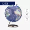 TROIKA Globe 23.5 Degrees (G2507-P2P2/CB) - stolový glóbus a papierové závažie, chrómová základňa, 60mm