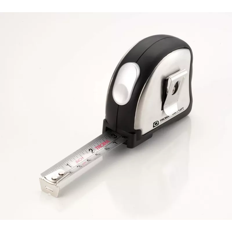 TROIKA ACCURATE Mini zvinovací meter 2m/6ft kľúčenka chróm