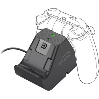 Speedlink JAZZ Nabíjací stojan USB pre ovládač, 1,5 m, Čierny (SL-260002-BK)