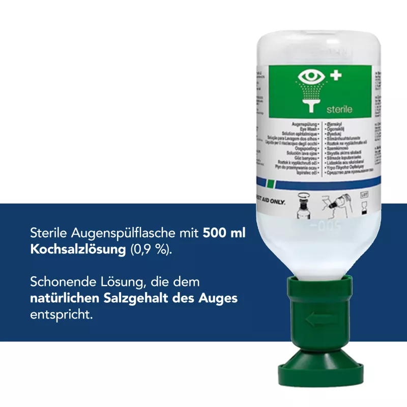 First Aid Only fľaša na výplach očí 500 ml