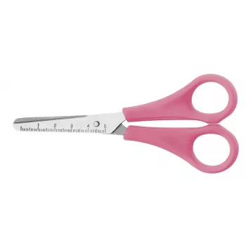 Westcott detské nožnice E-21591 00 13cm 5 palcov okrúhle ružové