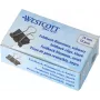 WESTCOTT 12 sponiek na papier, 19 mm, čierne/strieborné, 12 ks