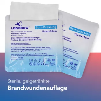 First Aid Only obväz na popáleniny P-91400 00 transparentný 10 ks