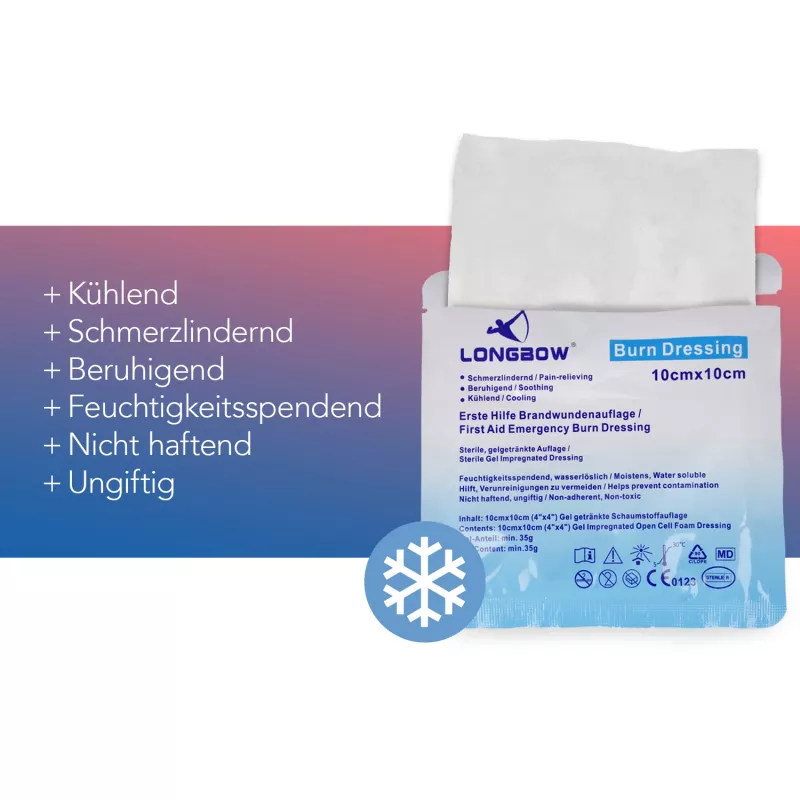 First Aid Only obväz na popáleniny P-91400 00 transparentný 10 ks