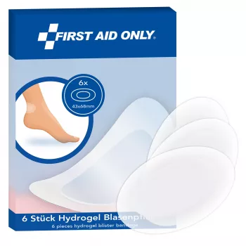 First Aid Only náplasť na pľuzgiere P-10070 transparentná 6,8 x 4,3 cm 6 ks