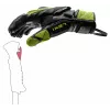 LEKI WCR Venom GS 3D lyžiarske pretekárske rukavice 9.5 čierna/ľadovo žltá