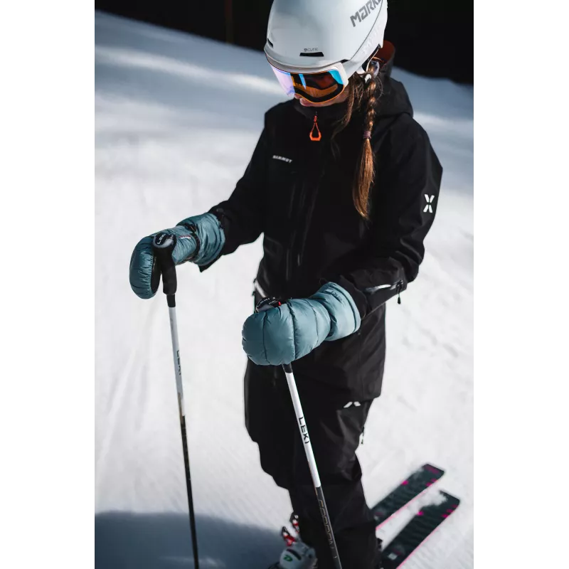 LEKI Glace 3D Women palčiaky lyžiarske dámske Blue veľkosť 7.5