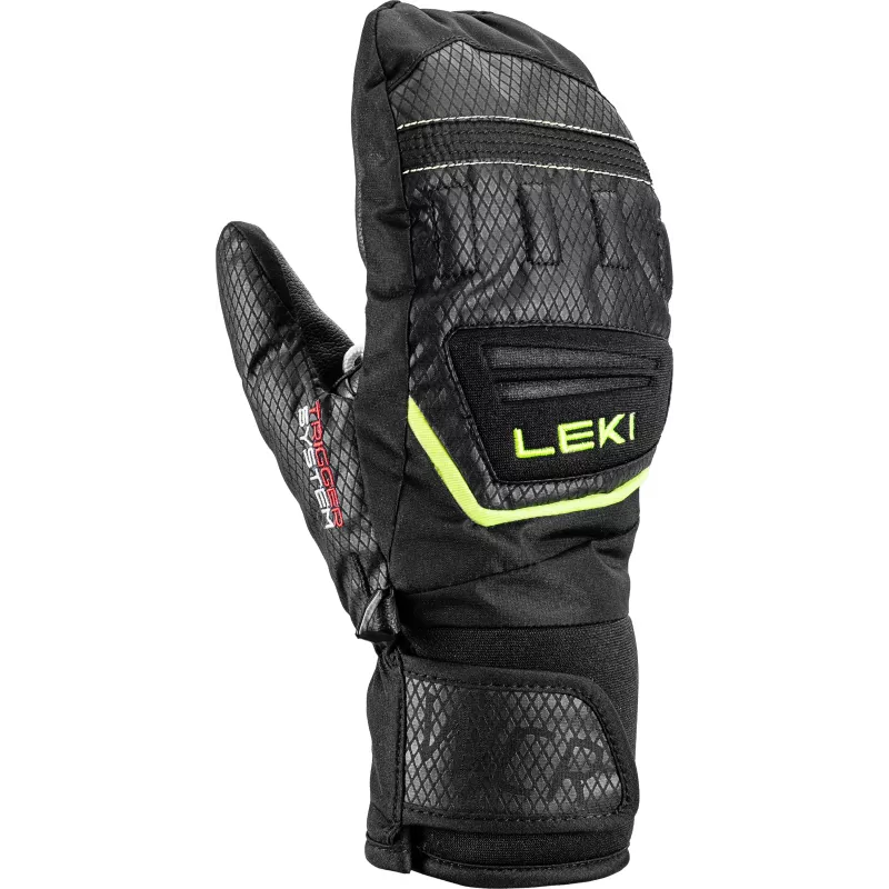LEKI WCR Team 3D Junior palčiaky 4.0 lyžiarske palčiaky čierna/červená/biela