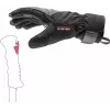 LEKI Pegas 3D GTX lyžiarske rukavice čierna/sivá veľkosť 7.5