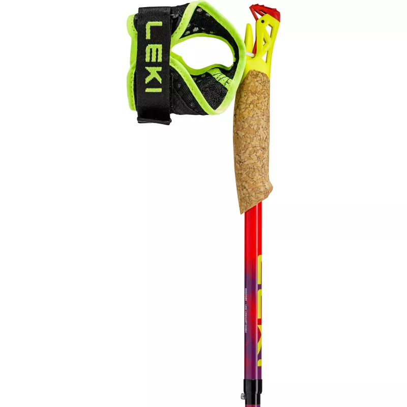 LEKI palice TRL ULTRATRAIL FX.ONE červeno-fialovo-neónovožlté 135