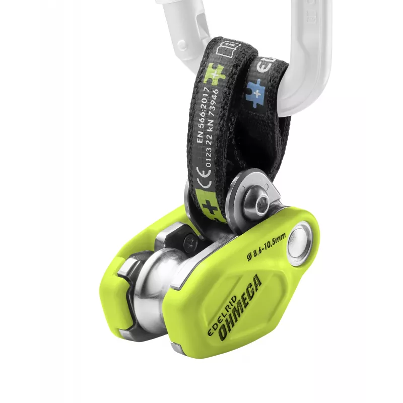 Edelrid Ohmega istiace zariadenie s podporou brzdenia - Oasis