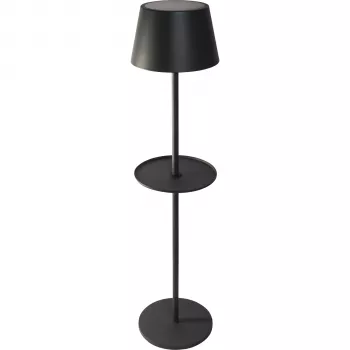 Sompex GARCON Antracitová stolová lampa na batérie pre exteriér