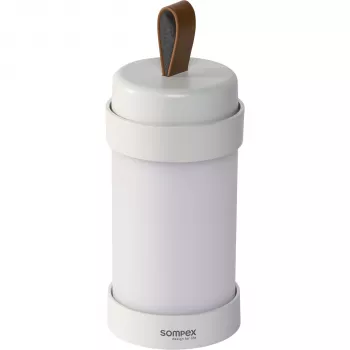 Sompex ALVA Biela stolová lampa